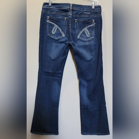 Cowgirl Tuff Co. Women's Western Riding Jeans - Chrome Gypsy 32/31 Bootcut - Picture 6 of 15